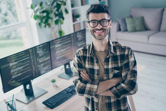An image of a smiling man