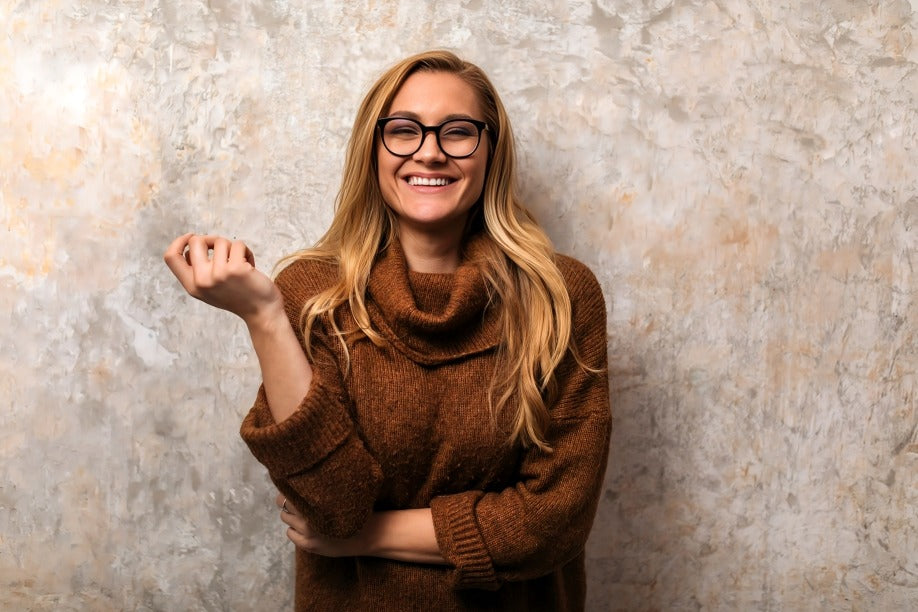 Image of a happy woman