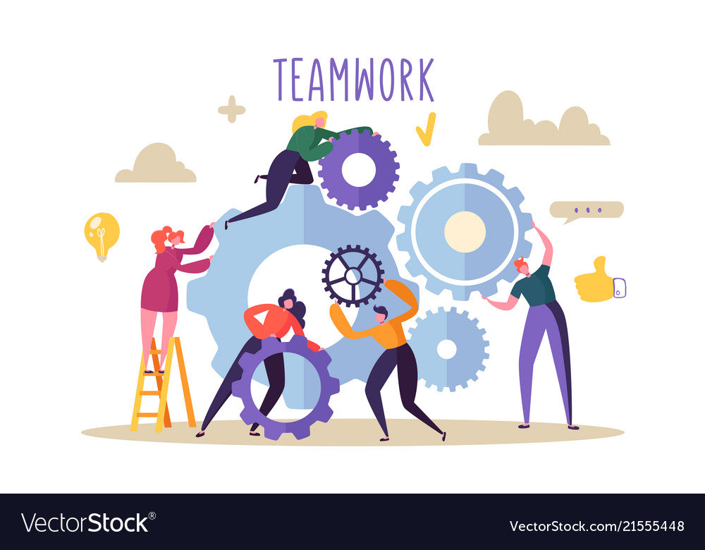 Teamwork illustration