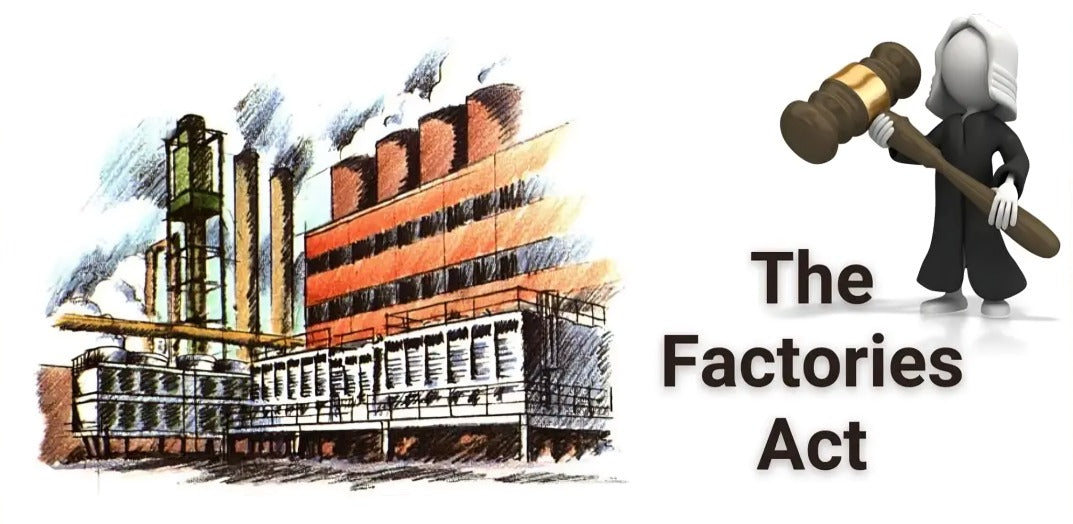 Factory image together with a justice hammer