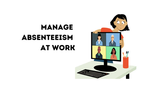 Image with manage absenteeism words