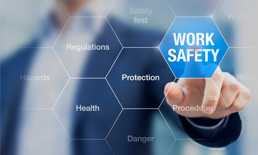 Digital work safety icon