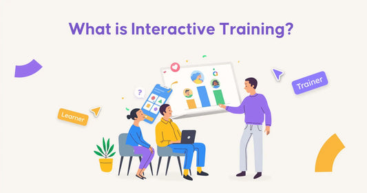 illustration of an interactive training session