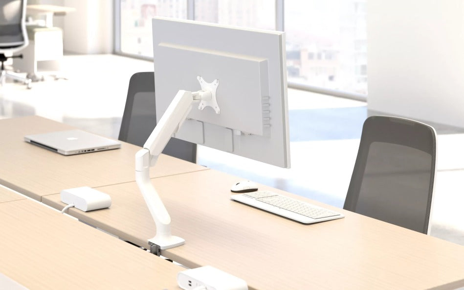 monitor using a monitor arm