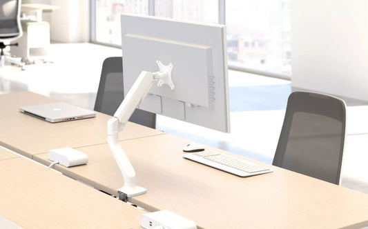 monitor using a monitor arm