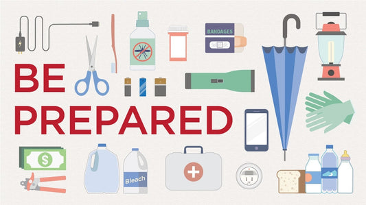 Be prepared image with different tools