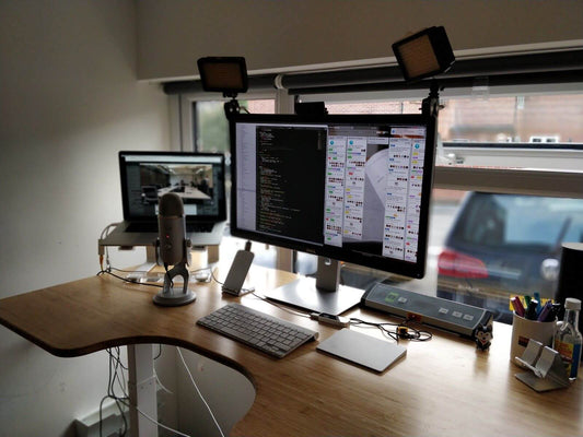 Image of a work station
