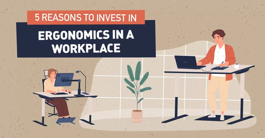 image with ergonomics in a workplace reason to invest