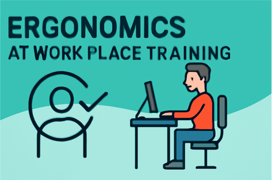 illustration of a employee on training