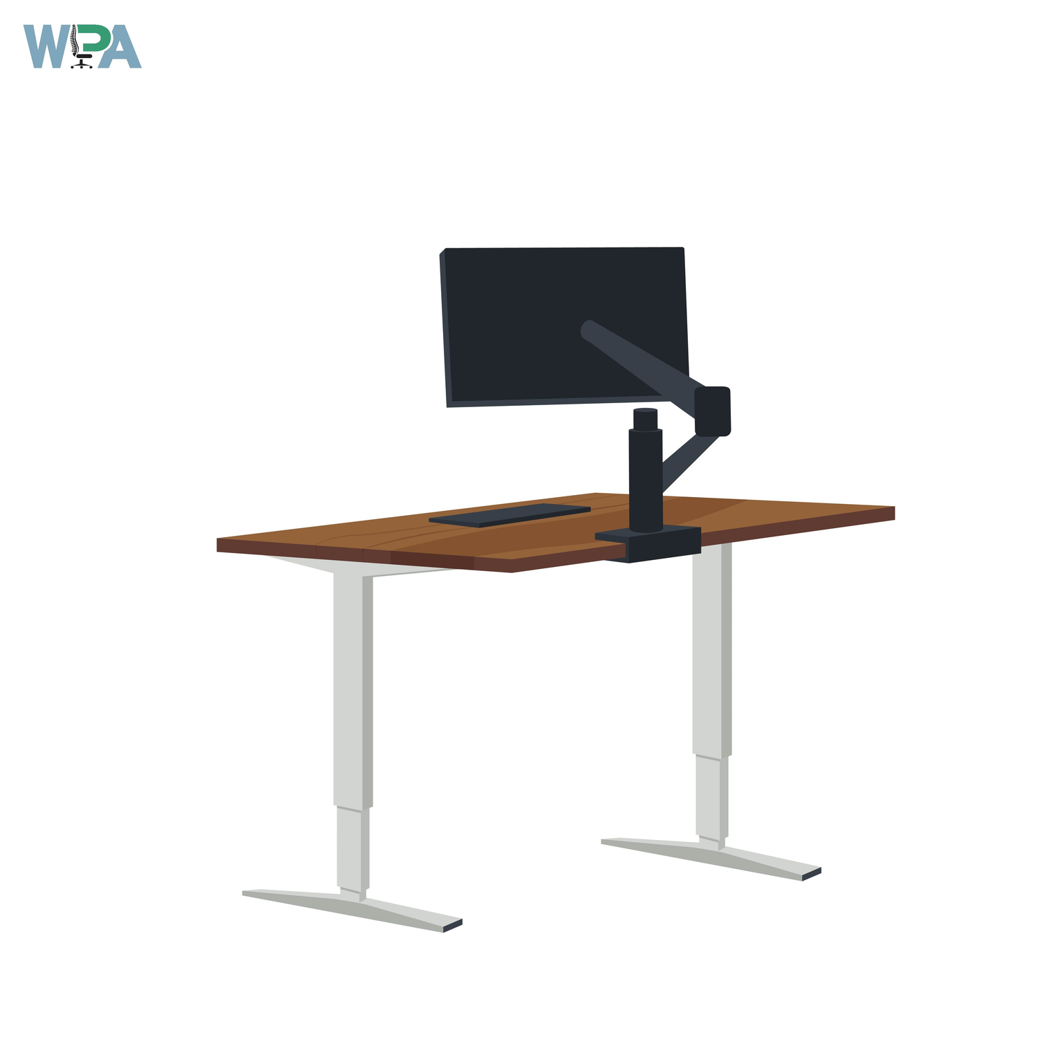 WorkplaceAdjustments.in ergonomic monitor arms and screen raisers for improved alignment