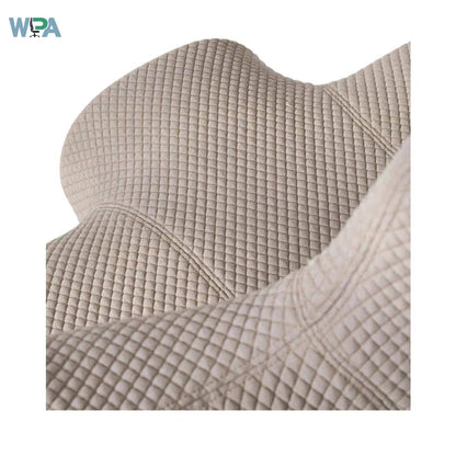 Textured beige fabric with a WPA logo in the corner