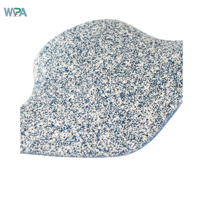 Floral-patterned bucket hat on a white background