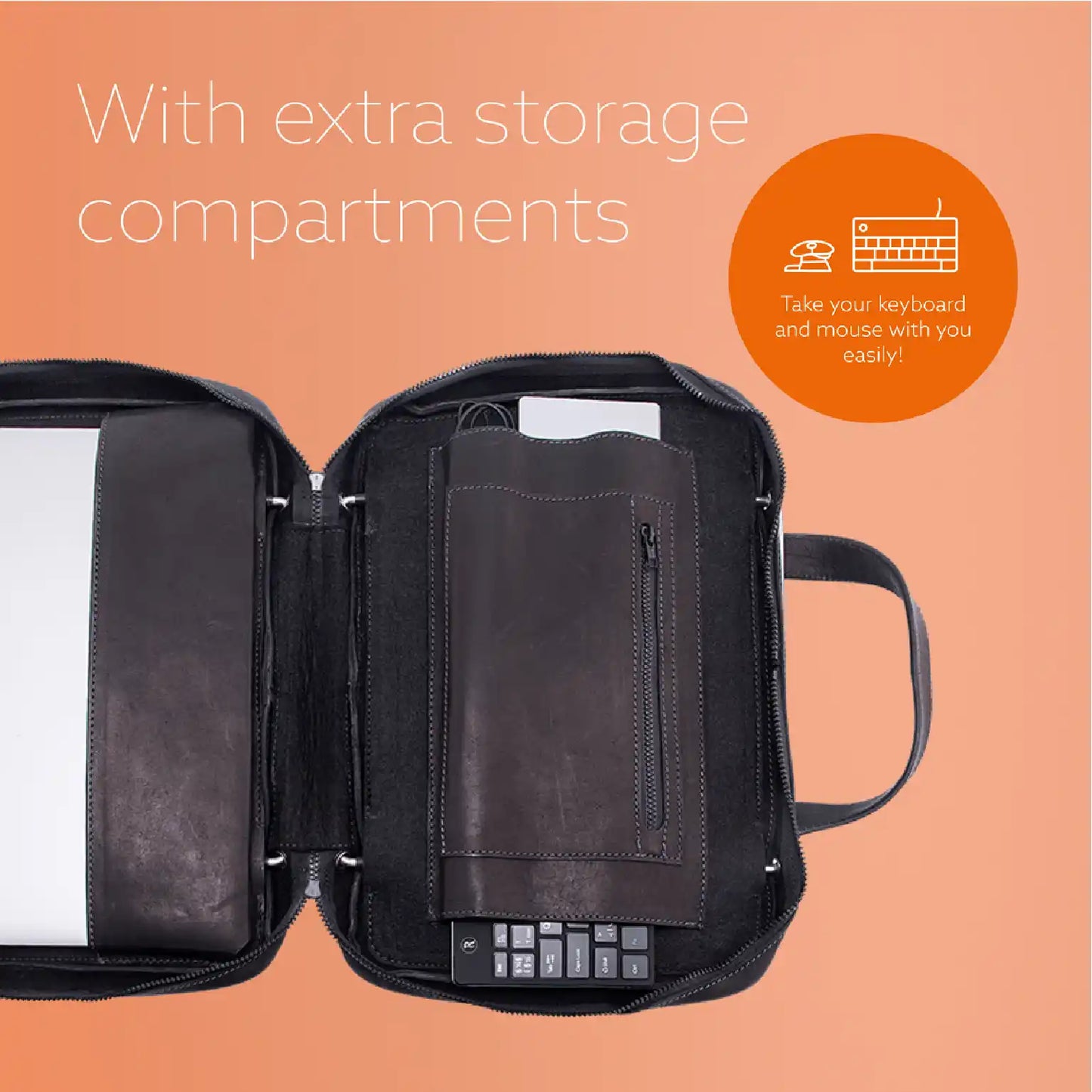 R-Go Viva 15.6″ Laptop Bag (Black) | WPA India