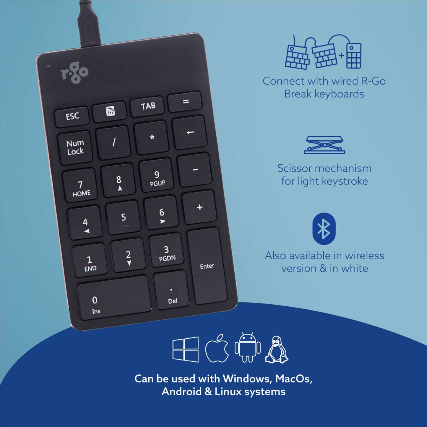 R-Go Numpad Break (black, wired) | WPA India