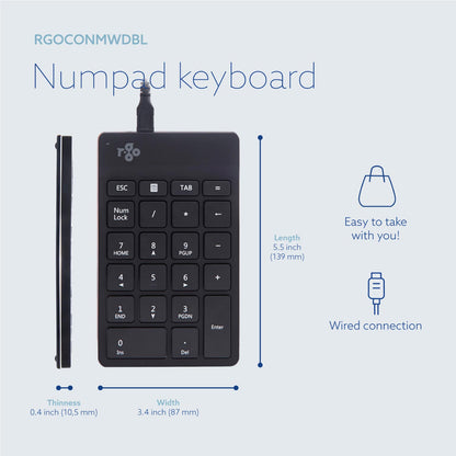 R-Go Numpad Break (black, wired) | WPA India