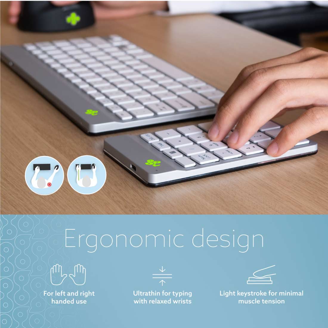 R-Go Numpad Break (white, wireless) | WPA India