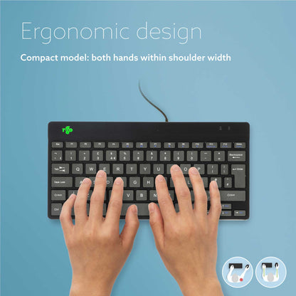 R-Go Compact Break (black, wired, QWERTY – UK) | WPA India