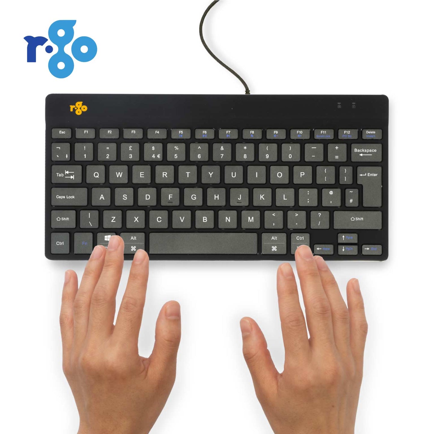 R-Go Compact Break (black, wired, QWERTY – UK) | WPA India