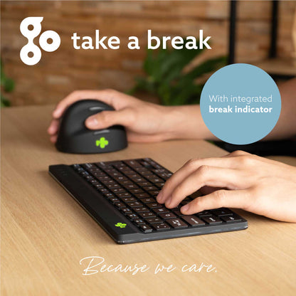 R-Go Compact Break Keyboard (Black, Wireless, QWERTY – UK) | WPA India
