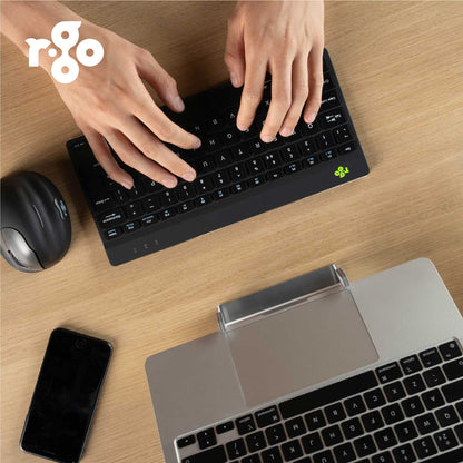R-Go Compact Break Keyboard (Black, Wireless, QWERTY – UK) | WPA India
