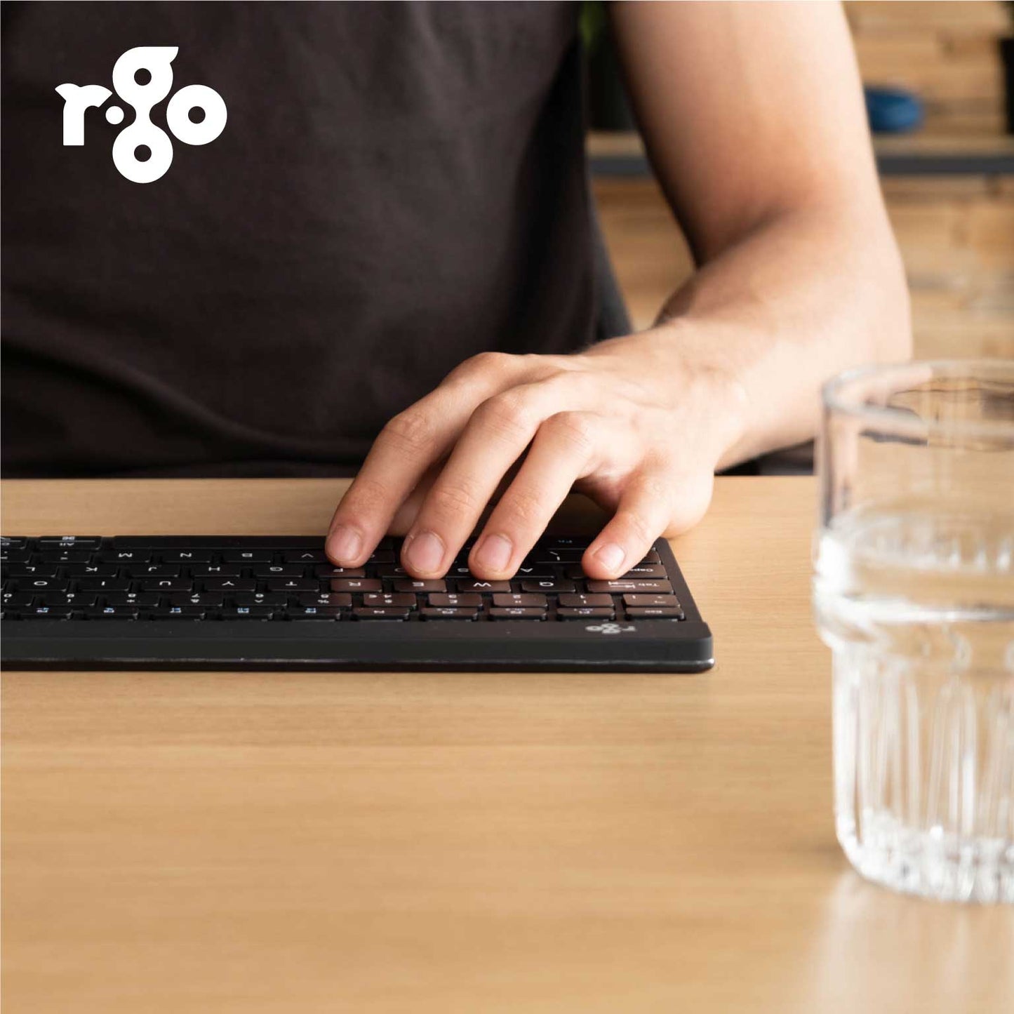 R-Go Compact Break Keyboard (Black, Wireless, QWERTY – UK) | WPA India