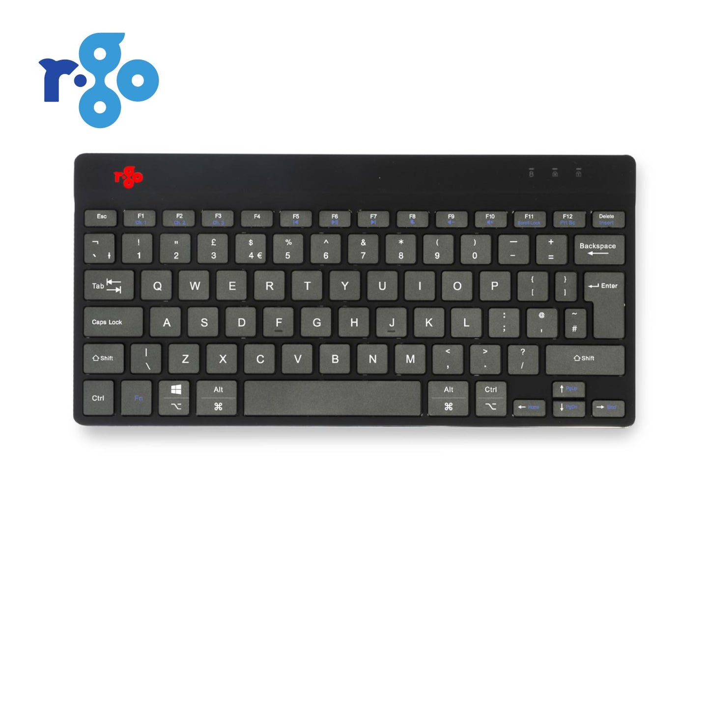 R-Go Compact Break Keyboard (Black, Wireless, QWERTY – UK) | WPA India