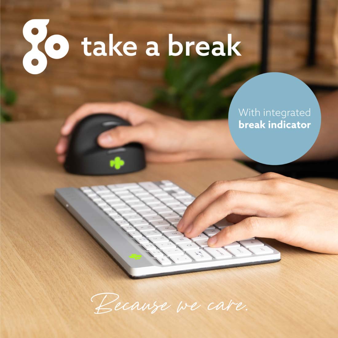 R-Go Compact Break Keyboard (White, Wireless, QWERTY – UK) | WPA India