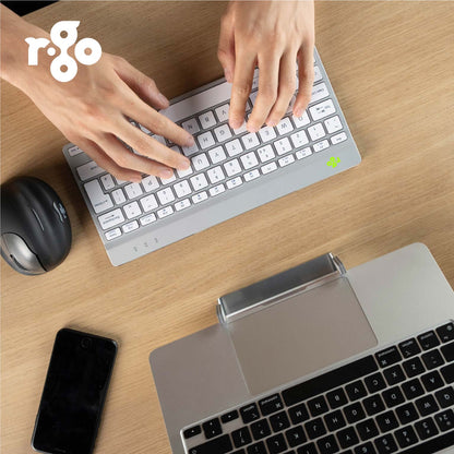 R-Go Compact Break Keyboard (White, Wireless, QWERTY – UK) | WPA India