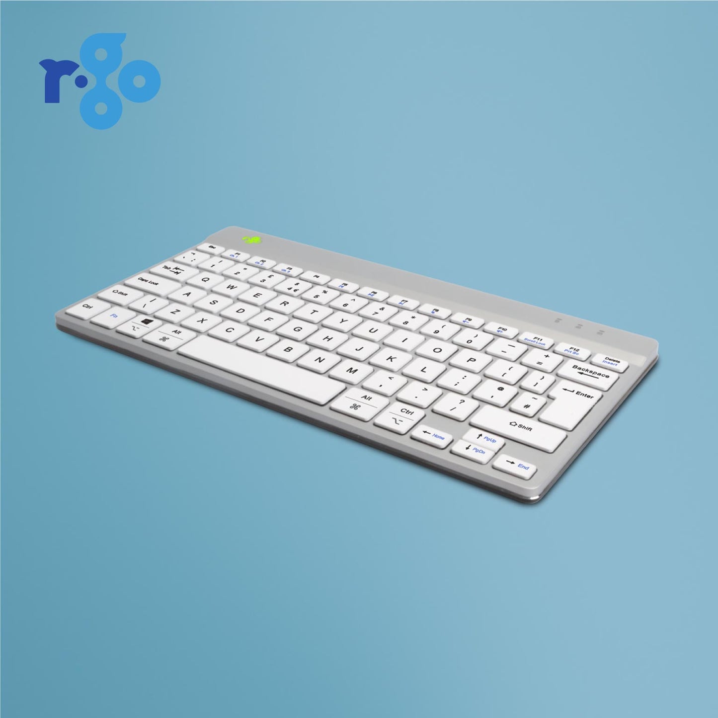 R-Go Compact Break Keyboard (White, Wireless, QWERTY – UK) | WPA India