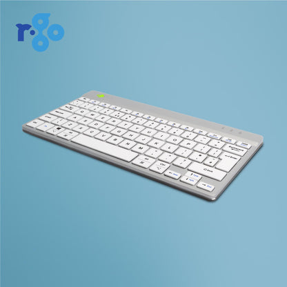 R-Go Compact Break Keyboard (White, Wireless, QWERTY – UK) | WPA India