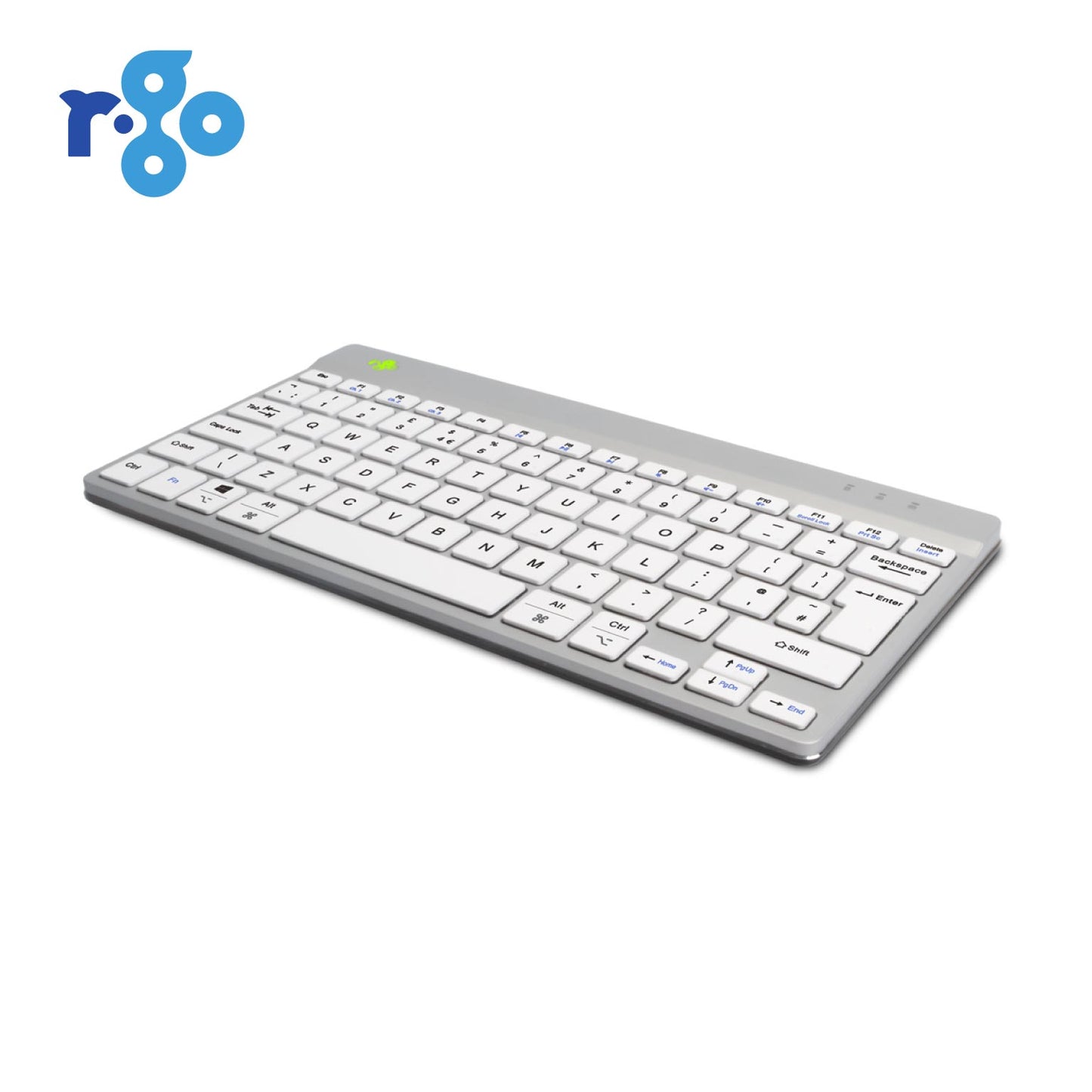 R-Go Compact Break Keyboard (White, Wireless, QWERTY – UK) | WPA India