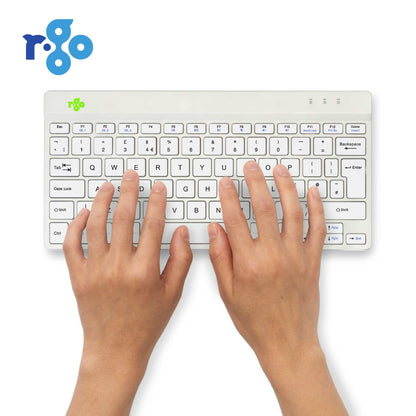 R-Go Compact Break Keyboard (White, Wireless, QWERTY – UK) | WPA India