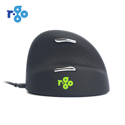 R-Go HE Break Mouse (large, right, wired, Black) | WPA India