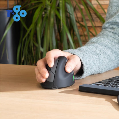 R‑Go HE Break Ergonomic Mouse (Large, Right‑Handed, Bluetooth, Black) | WPA India