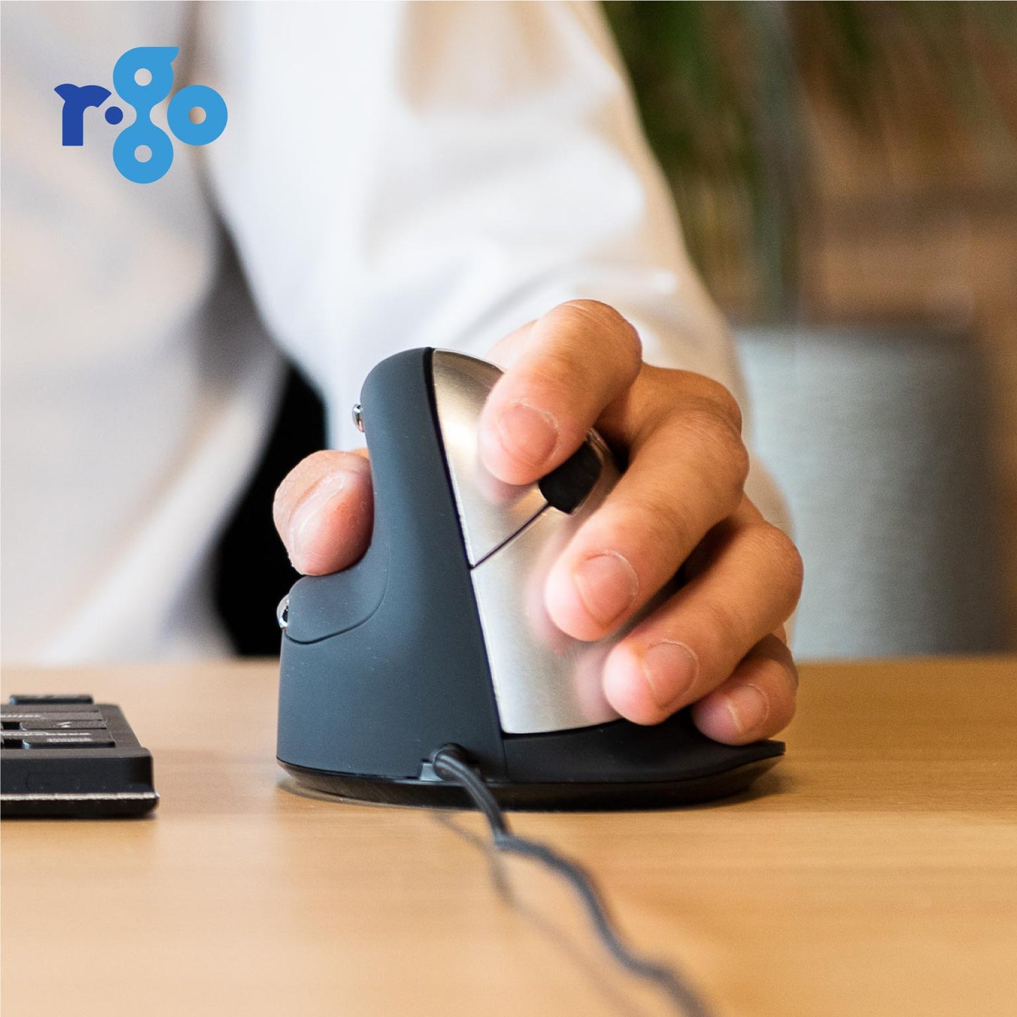R-Go HE Break Mouse (medium, left, wired) | WPA India