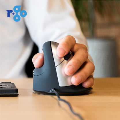 R-Go HE Break Mouse (medium, left, wired) | WPA India