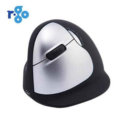 R-Go HE Break Ergonomic Mouse (Large, Left-Handed, Wireless, Black) | WPA India