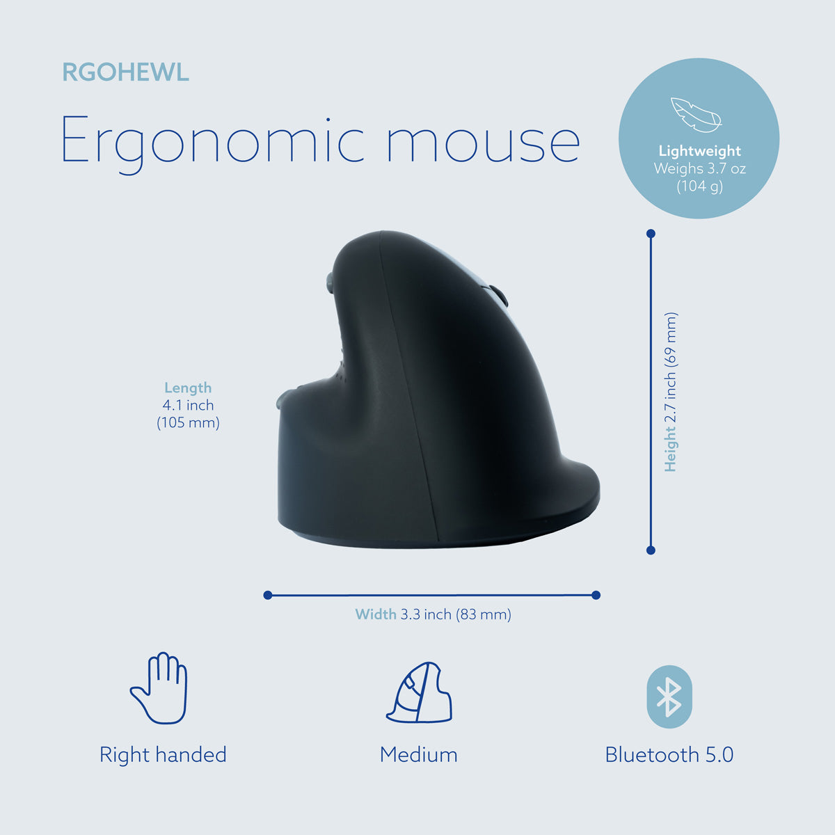 R-Go He Break (medium, right, bluetooth) | WPA India