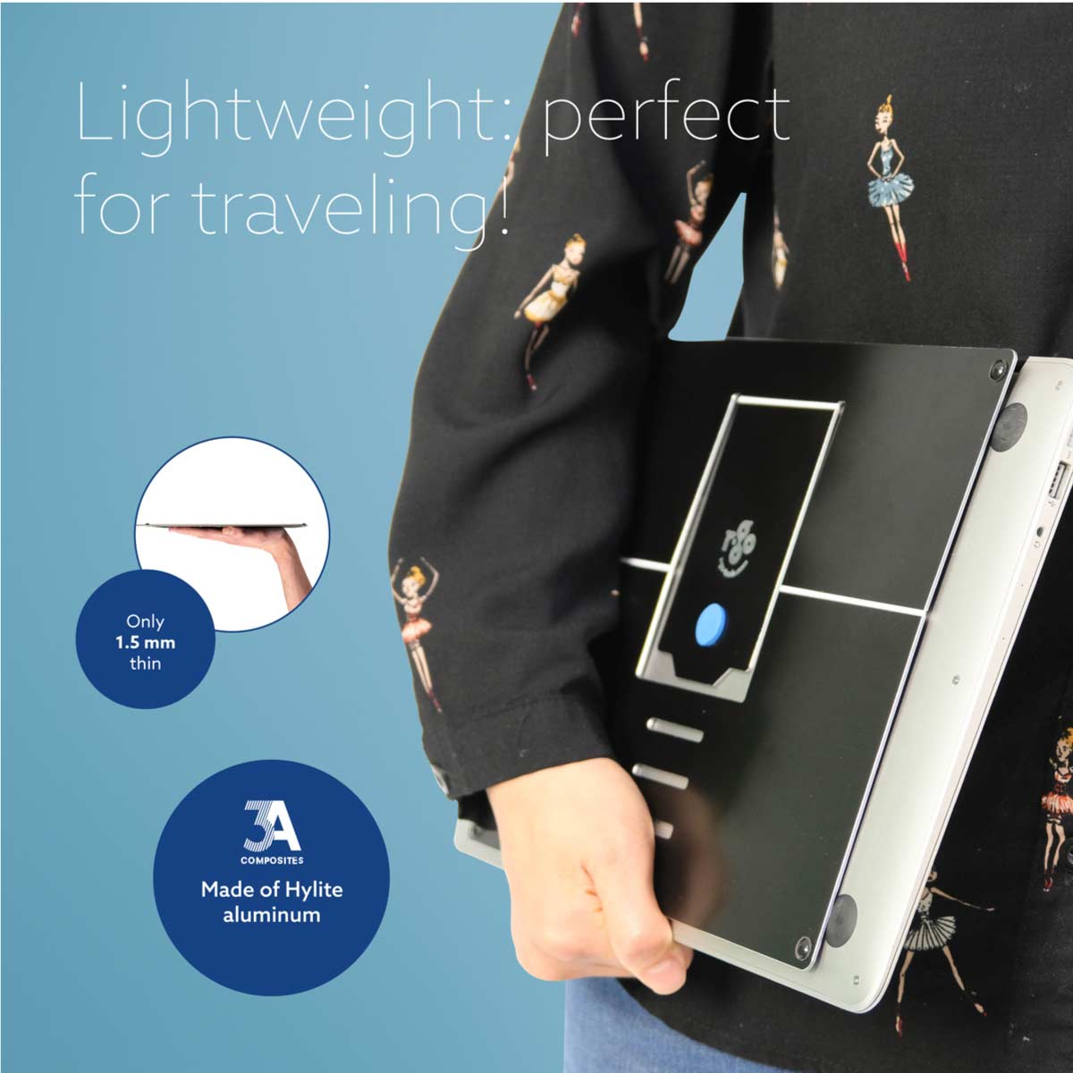 R-Go Riser Attachable Laptop stand | WPA India