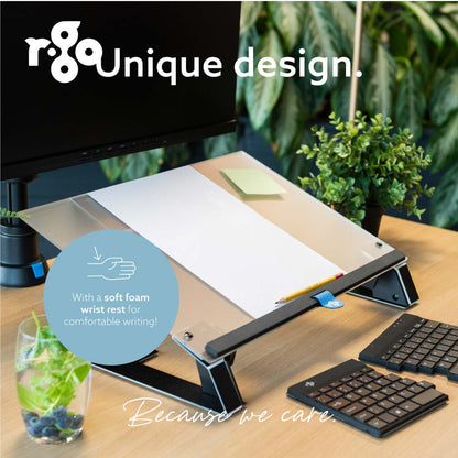 R-Go Read2Write Document holder (matte acrylic) | WPA India