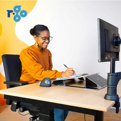 R-Go Read2Write Document holder (Oak wood) | WPA India