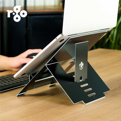 R-Go Riser Flexible Laptop stand (black) | WPA India
