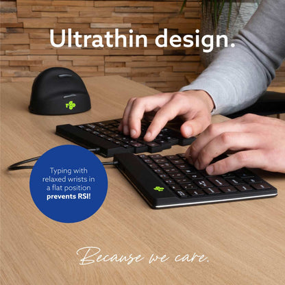 R-Go Split Break (black, wireless, QWERTY – UK) | WPA India