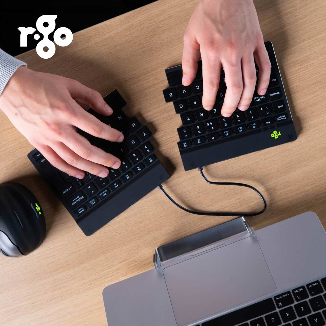 R-Go Split Break (black, wireless, QWERTY – UK) | WPA India