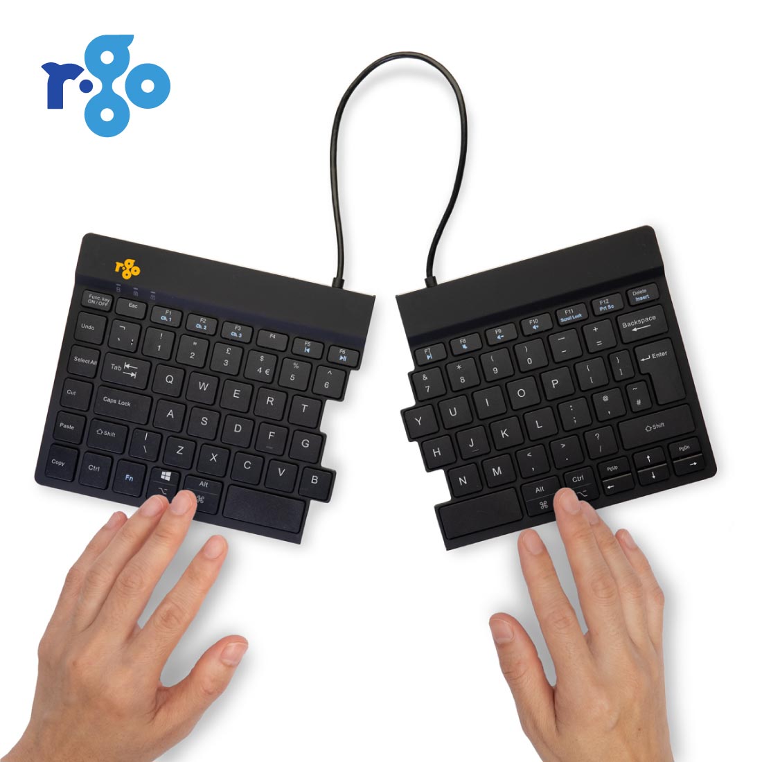 R-Go Split Break (black, wireless, QWERTY – UK) | WPA India