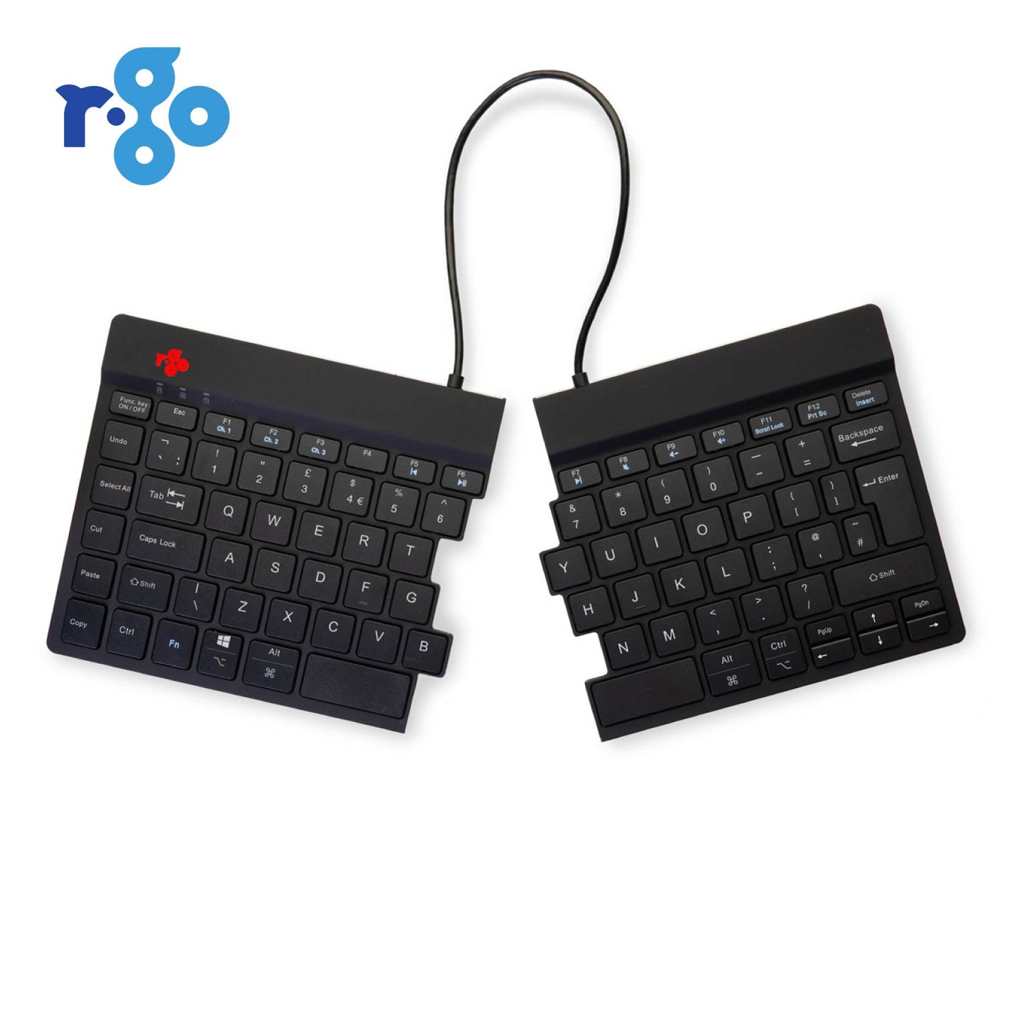 R-Go Split Break (black, wireless, QWERTY – UK) | WPA India