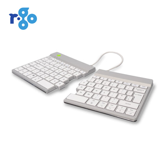 R‑Go Split Break Keyboard (White, Wireless, QWERTY – UK) | WPA India
