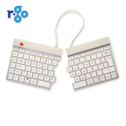 R‑Go Split Break Keyboard (White, Wireless, QWERTY – UK) | WPA India