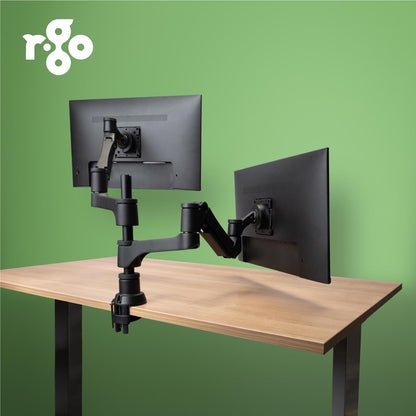 R-Go Double Monitor Arm (Caparo) | WPA India