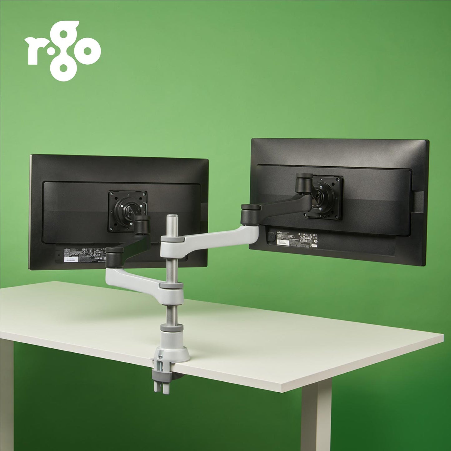 R-Go Double monitor arm (Zepher) | WPA India